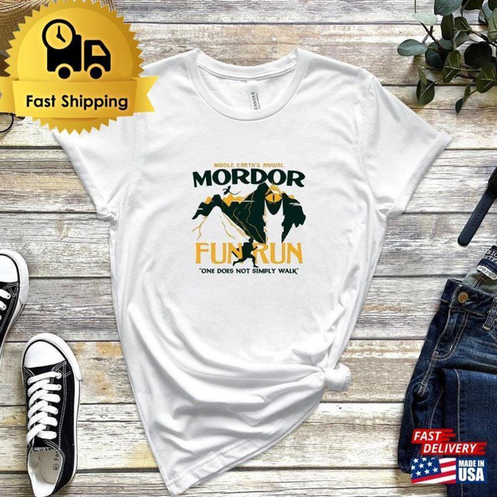 Mordor Fun Run Shirt Lord Of The Rings T-Shirt